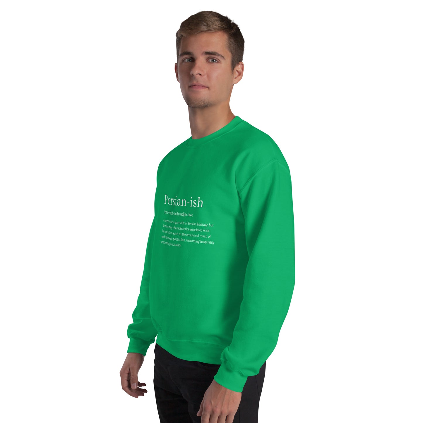 Persian-ish definition cotton Unisex Sweatshirt Sweater