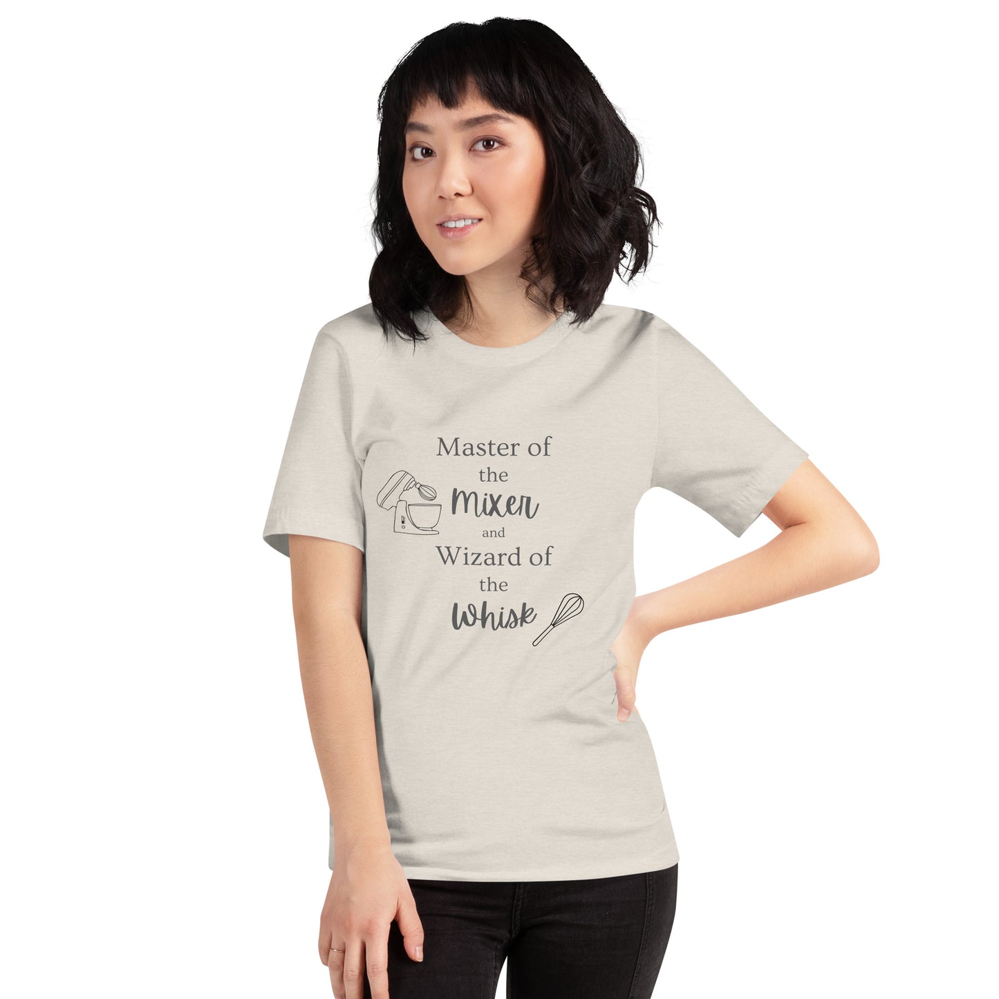 Master of the mixer, Wizard of the whisk Unisex t-shirt