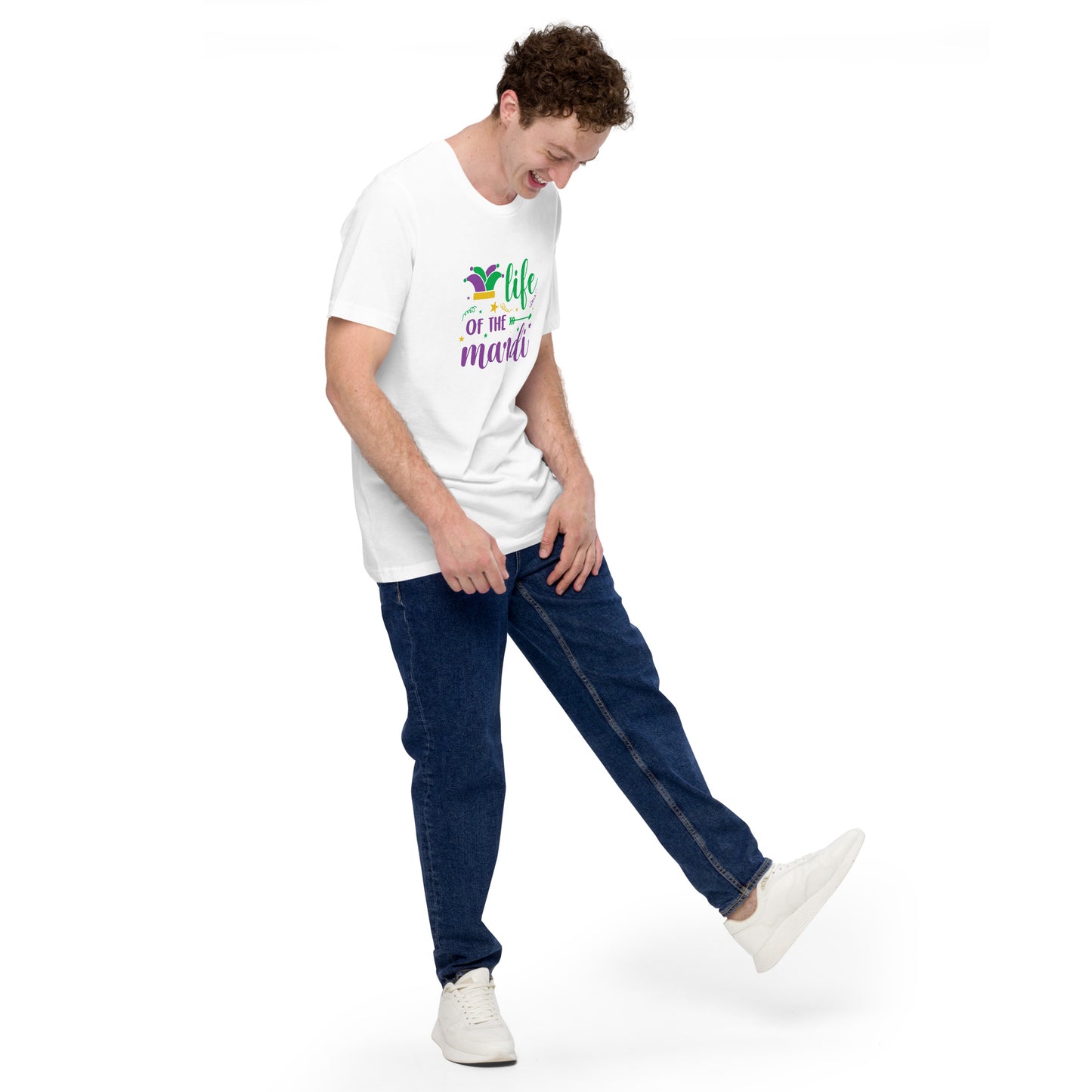 Life of the Mardi Unisex cotton t-shirt