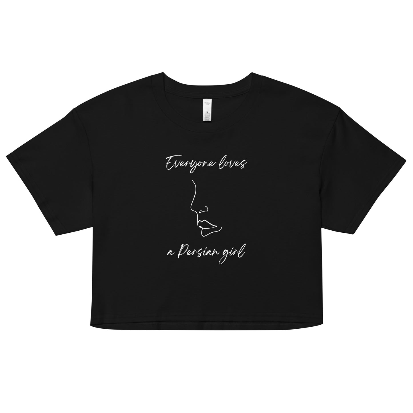 Everyone loves a Persian girl, Cotton Women’s crop top