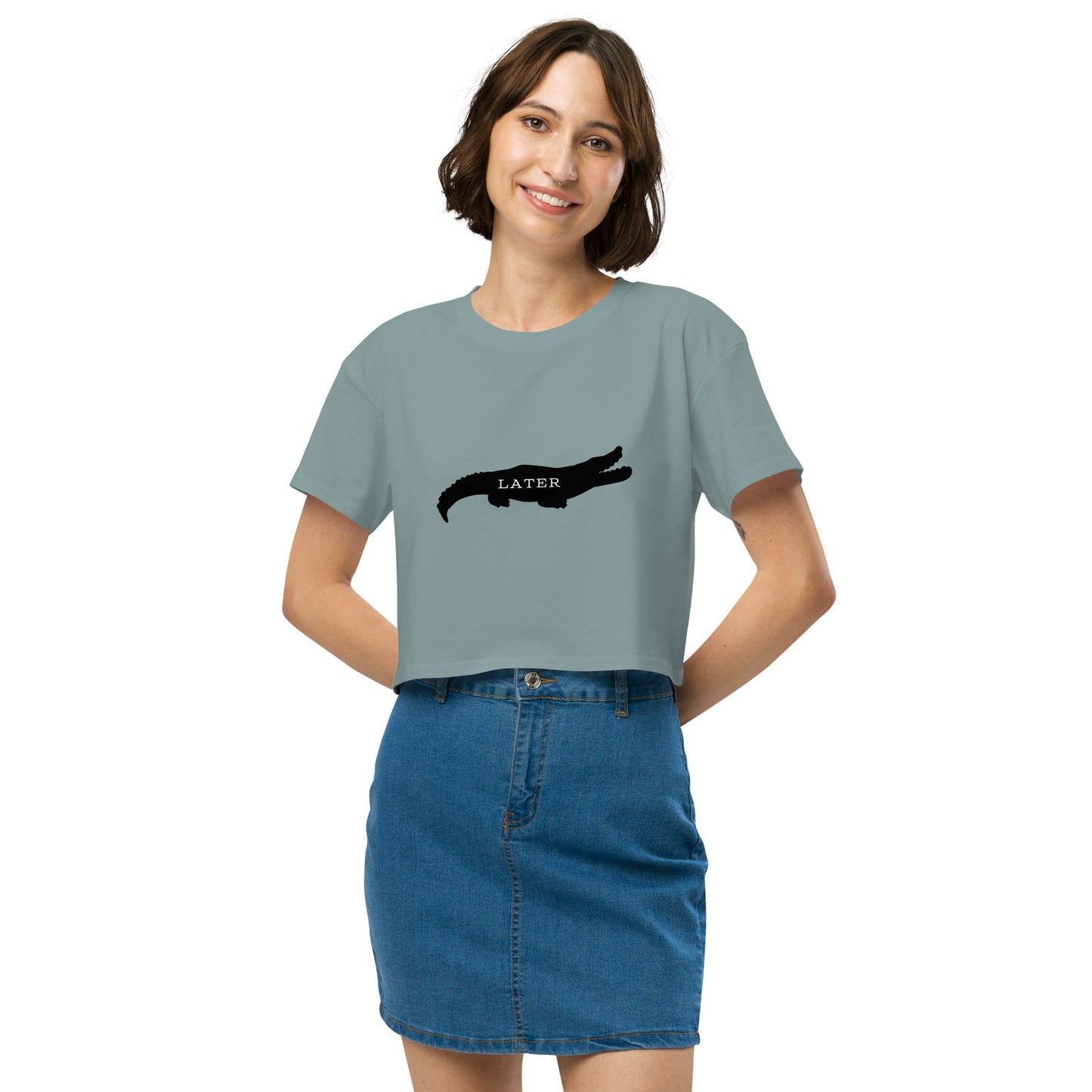 See you later Alligator, Funny Women’s crop top